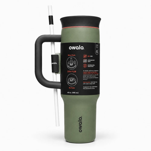Matcha Latte tumbler back label view
