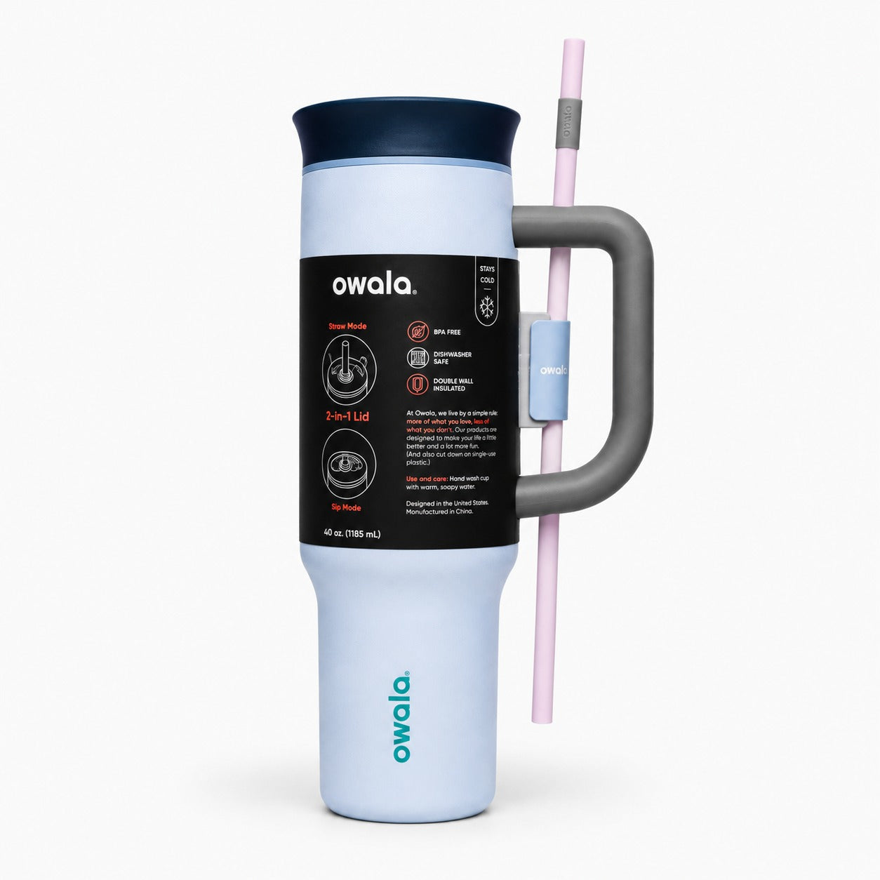 Coconut Cloud tumbler back label view