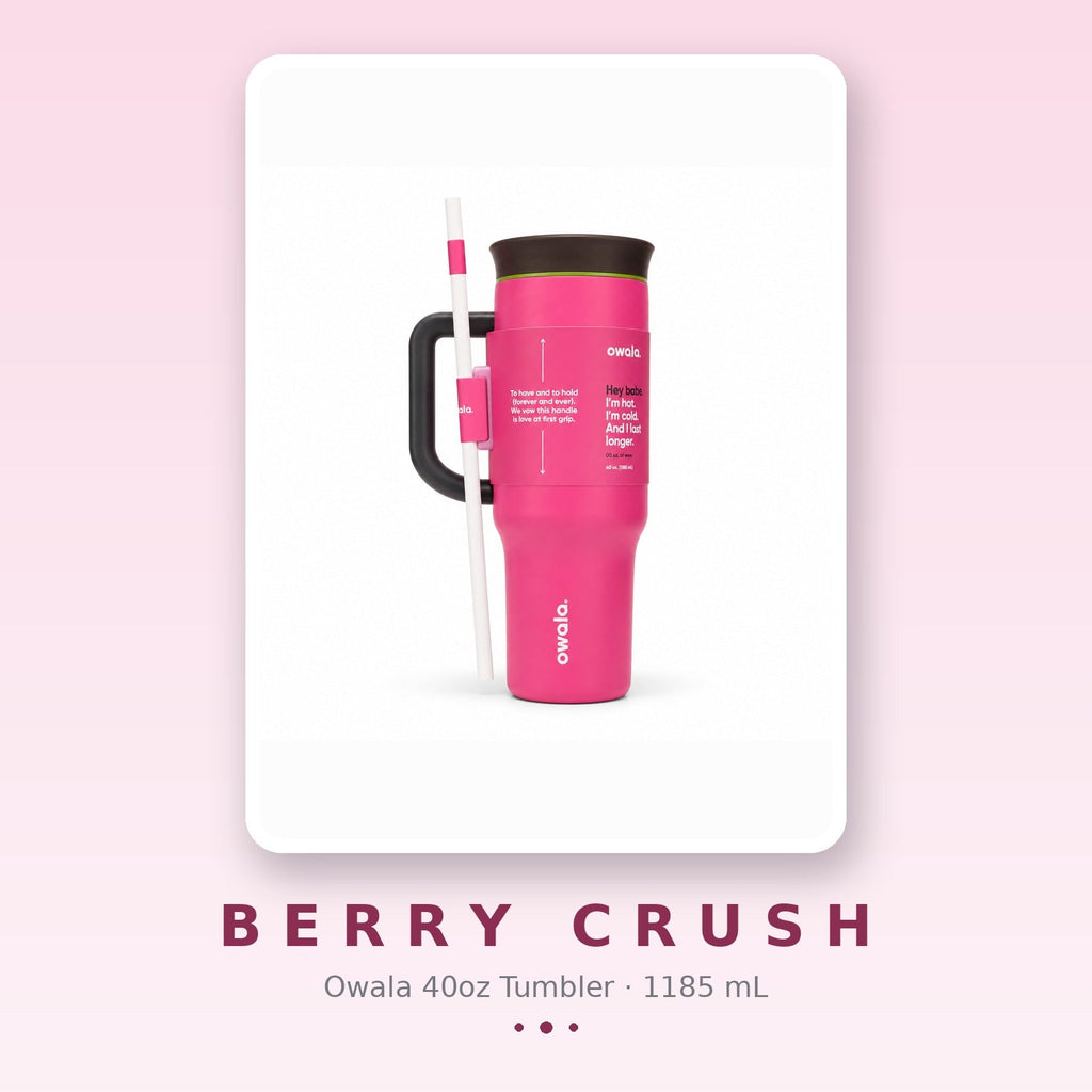 Owala 40oz Tumbler Berry Crush — Sip Society product card