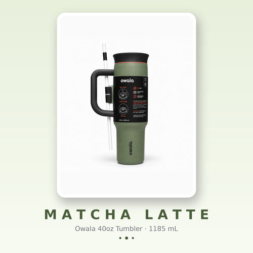 Owala 40oz Tumbler Matcha Latte — product card